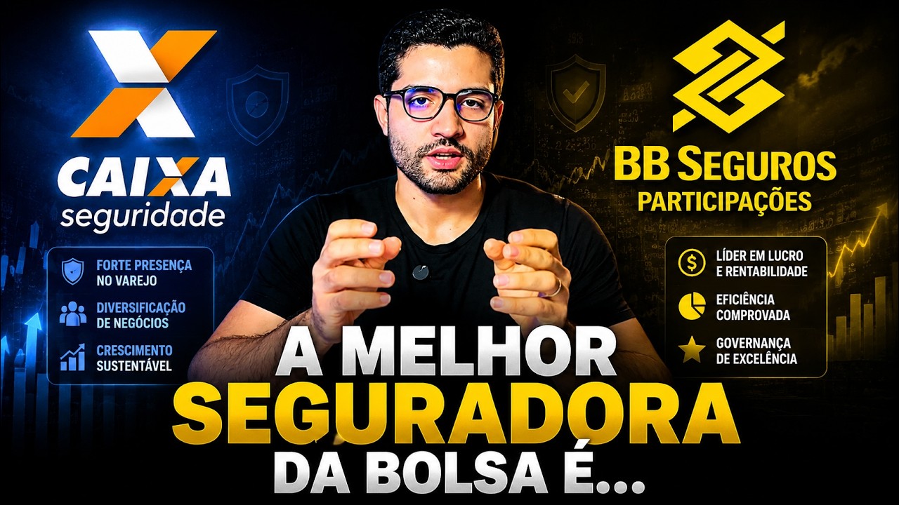 COMPAREI CAIXA SEGURIDADE, BB SEGURIDADE E PORTO! QUAL A MELHOR SEGURADORA: CXSE3, BBSE3 OU PSSA3?