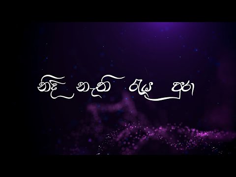 Nidi Nathi Raya Pura Lyrics video-Senaka Batagoda Ft  Sereena Venus Batagoda-නිදි නැති රැය පුරා