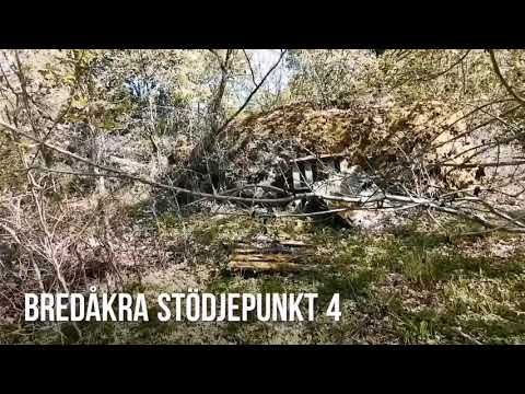 BREDÅKRA SÖDRA - Stödjepunkt 4 - militär anläggning i KALLINGE - sommaren 2020