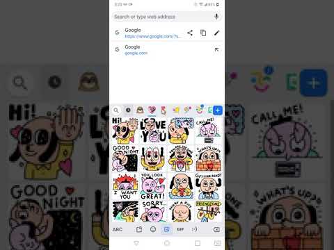 LG K51 Gif Keyboard & Emojis - How to enable