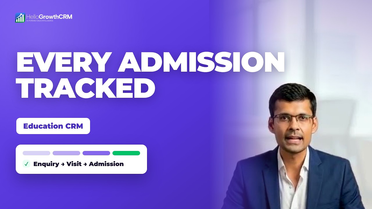 CRM for Education: Enquiry to Enrolment in One Pipeline