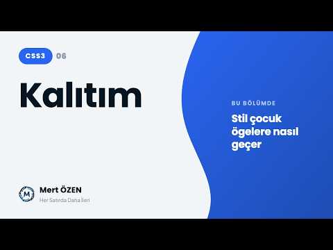 CSS3: Kalıtım (Inheritance)
