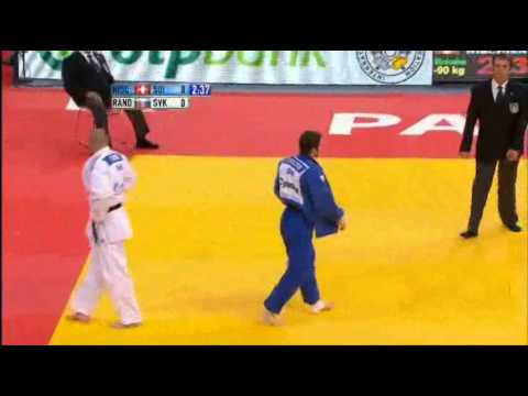 JUDO 2011 World Championships: Dominique Hischier (SUI) - Milan Randl (SVK)