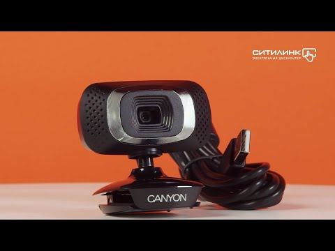 HD internetinė kamera vaizdo skambučiams ir konferencijoms Canyon C3, su mikrofonu video