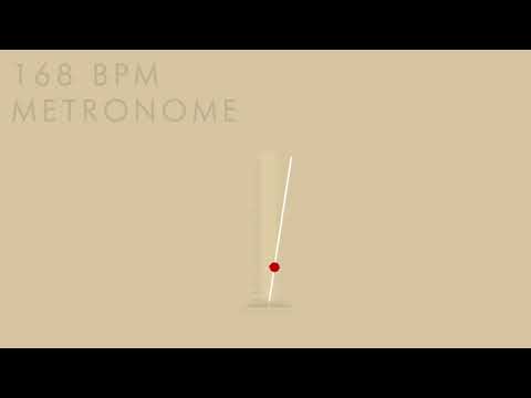 168 BPM Metronome - 1 Hour Metronome 168 BPM
