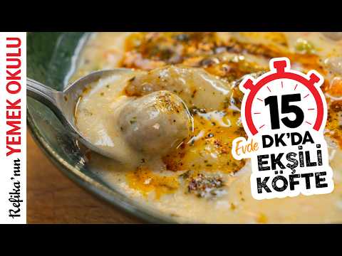 Bütçe Dostu Muhteşem Ekşili Köfte Tarifi 😍| 15 DK'DA HAZIR | 4 Kişilik Kolay Akşam Yemeği Tarifi