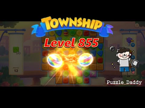 Colorful Puzzle Level 855 ∥ No Booster_All level clear_Township