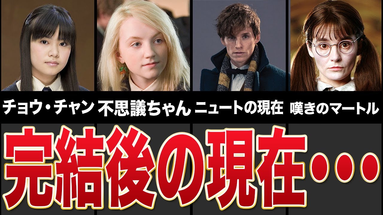 【ご存知ですか？】死の秘宝後の登場キャラたちの現在・・・【ハリーポッター】