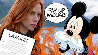 ScarJo SUES Disney Over BLACK WIDOW Disney Plus Breach of Contract?!