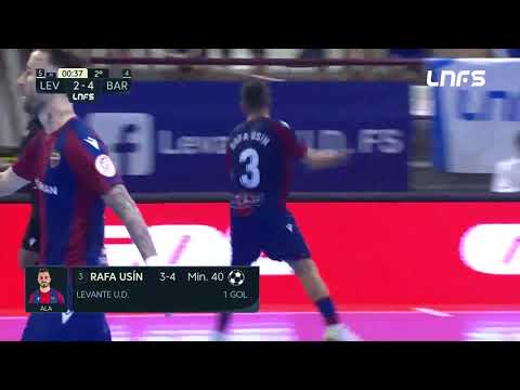 Gol Rafa Usín (3-4) Barça FS - Levante UD FS. Final 2, 1Div. LNFS