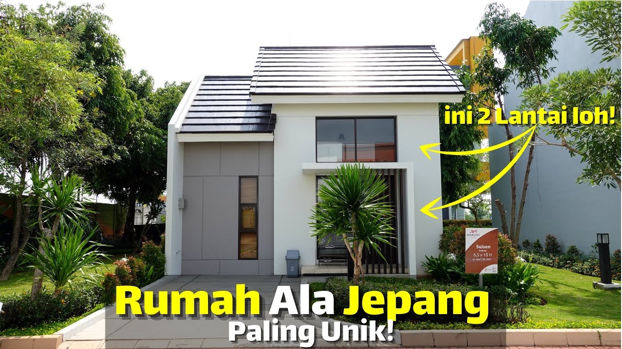 Desain Rumah Ala Jepang Dari Luar 1 Lantai Ternyata Dalemnya 2 Lantai?! Summarecon Emerald Karawang