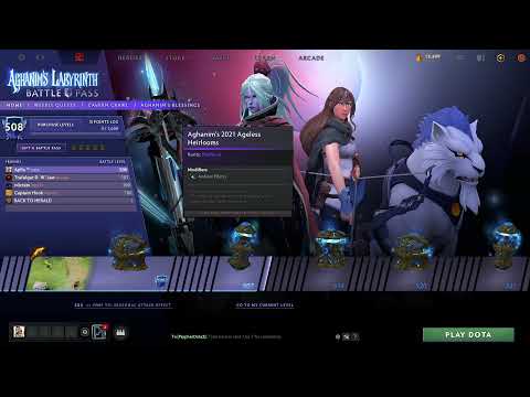 Dota 2 Aghanim's  2021 Treasure opening x81