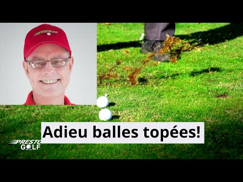 Topear la bola en golf: el remedio