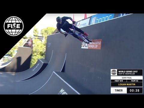 Logan Martin  - 1st Semi Final UCI BMX Freestyle Park World Cup - FISE Montpellier 2017