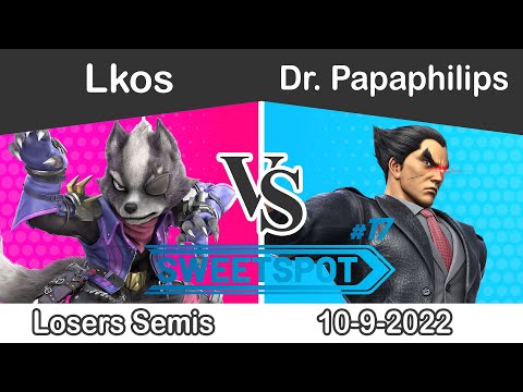 Sweetspot #17 - Lkos (Wolf) vs Dr. Papaphilips (Kazuya) LS - SSBU