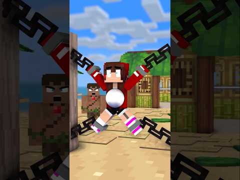 HELP JJ SISTER Escape from the island !! - MAIZEN Minecraft Animation #shorts #maizen
