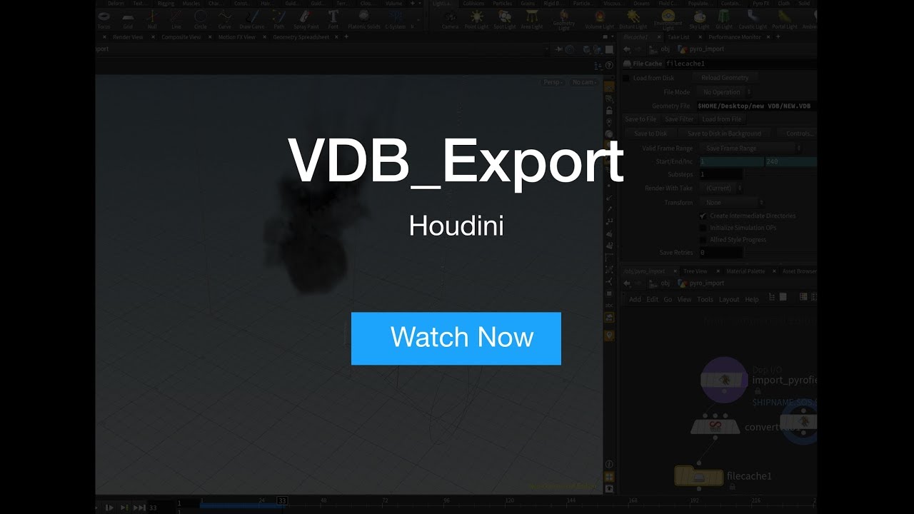 Houdini VDB Export