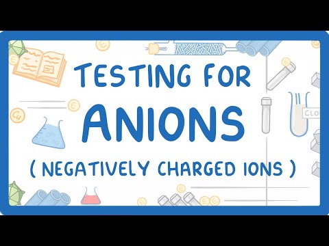GCSE Chemistry - Tests for Anions - Carbonate, Sulfate and Halide Ions (2026/27 exams)