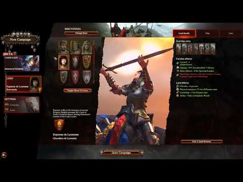 REPANSE DE LYONESSE Selection Video | Total War Warhammer 3