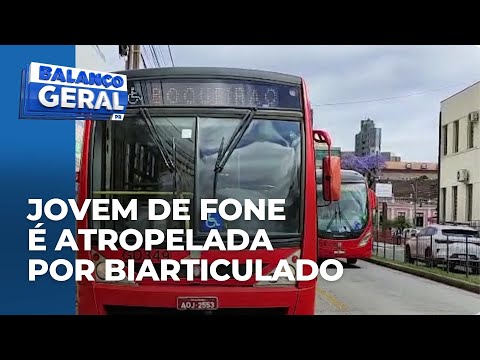 Universitária a caminho da faculdade é atropelada por biarticulado no Rebouças