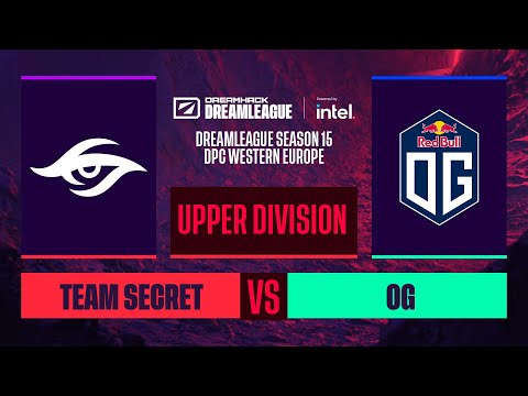 Dota2 - Team Secret vs. OG - Game 1 - DreamLeague S15 DPC WEU - Upper Division