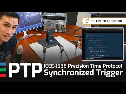 IEEE-1588 PTP (Precision Time Protocol) JupyterLab Notebook for LUCID Cameras