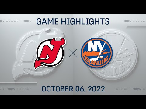 NHL Preseason Highlights | Devils vs. Islanders - October 6, 2022