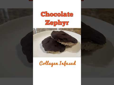 Chocolate Zephyr (collagen infused) / Шоколадный Зефир с коллагеном  🍦🍫 #dessert #recipe #sweet