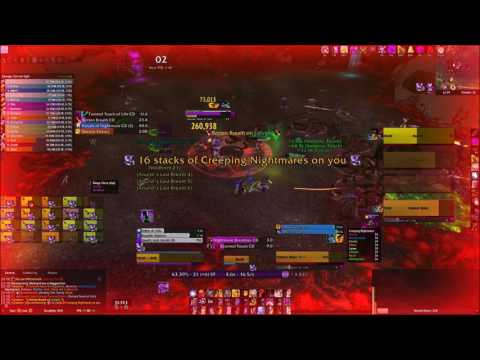 Attain it vs Cenarius Mythic (4 minutes kill) - Shadowpriest PoV