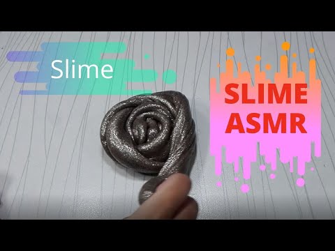 Slime glitter mixing asmr