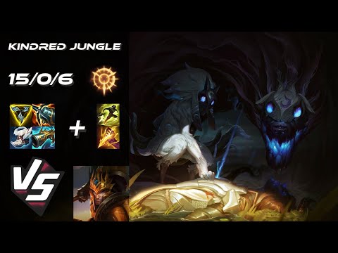 JUNGLE Kindred vs Jarvan IV - EU Grandmaster Patch 25.24