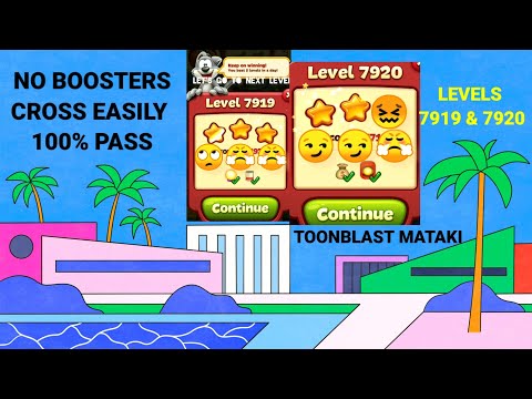 Toon Blast Level 7919|7920 - NO BOOSTERS ✨🏃🏃