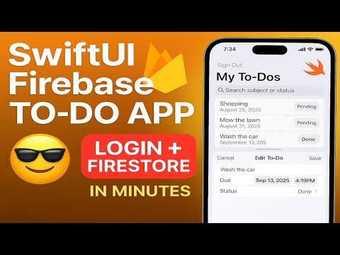 SwiftUI Tutorial for Beginners – Build a To-Do List App with Firebase (Step by Step)