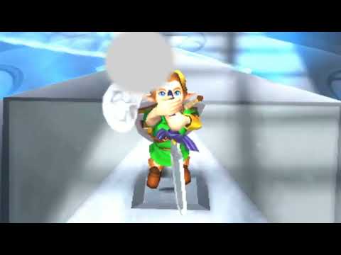 The Legend of Zelda: Ocarina of Time 3D - Link Pulls Up the Master Sword