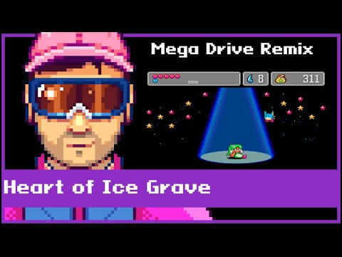 "The Heart of The Ice Grave" from Monster World IV MEGADRIVE COVER