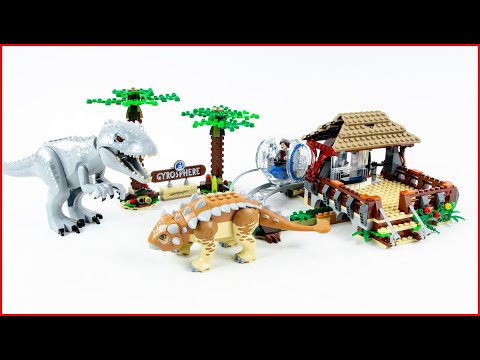 Vidéo LEGO Jurassic World 75941 : L'Indominus Rex contre l'Ankylosaure