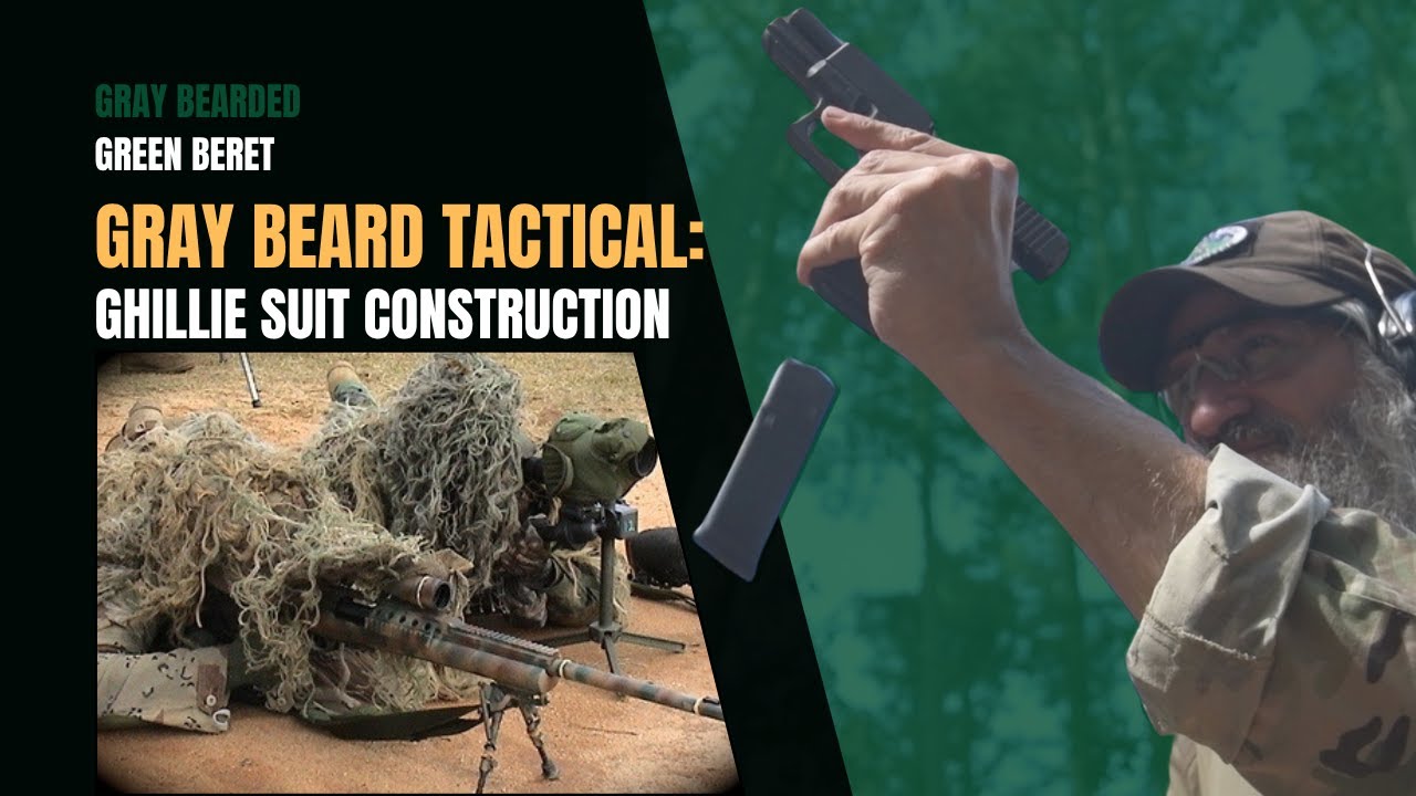 Green Beret Sniper Ghillie Suit Construction