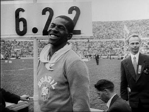 Brazilian Adhemar Ferreira da Silva Wins Triple Jump Gold - Helsinki 1952 Olympics