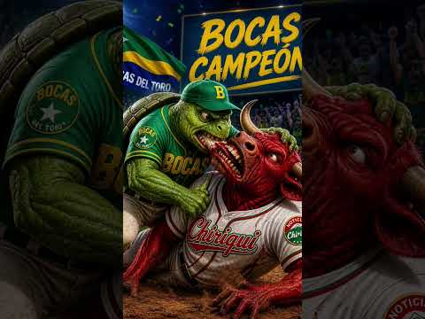 Bocas del Toro Campeón del Béisbol Mayor #panama