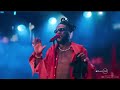 This Burna Boy spiritual performance of Alone/Hallelujah at his sold out London stadium show .