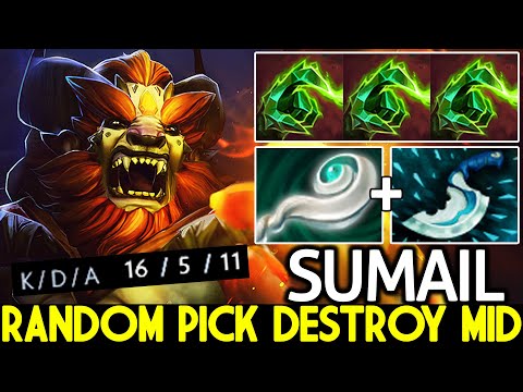 SUMAIL [Lion] Pro Random Pick Destroy Master Invo Mid Dota 2