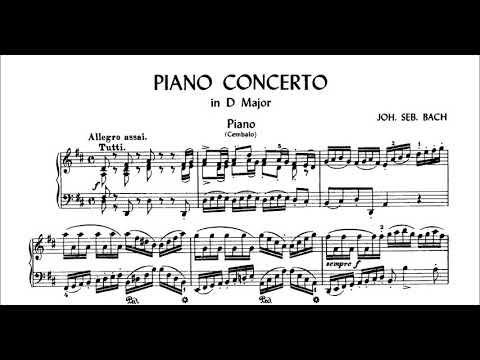 Bach: Keyboard Concerto No.3 in D Major, BWV 1054 (Richter)