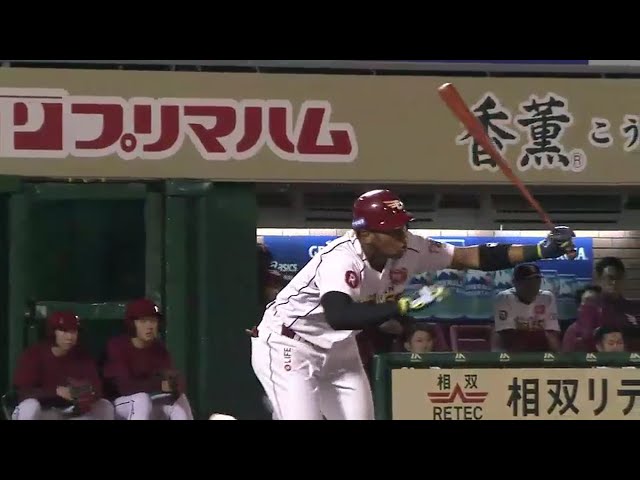 【4回裏】今日はプロ初打点!! イーグルス・オコエがタイムリー2ベース!! 2016/6/1 E-T
