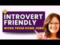 DATA ENTRY / PROCESS MEDICAL RECORDS:  3 Work From Home Jobs For Introverts