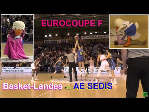 Eurocup women's Basket Landes vs SEDIS