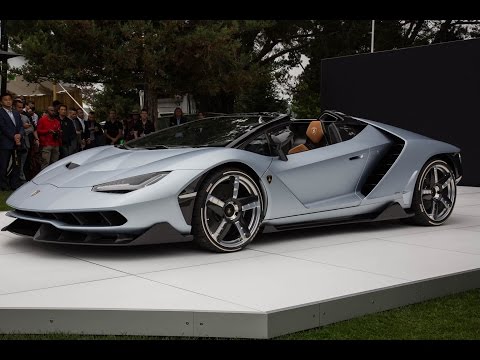 Lamborghini Centenario Roadster First Look - 2016 Monterey Car Week