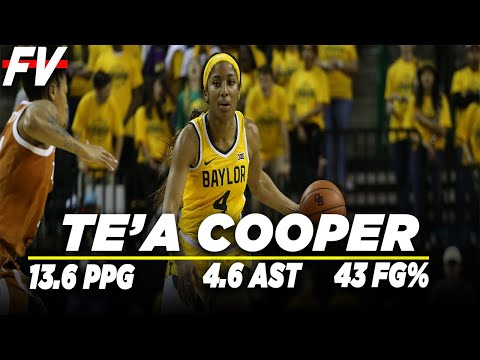 Te'a Cooper | Baylor Highlight Montage | 13.6 PPG 4.6 AST | Sharife Cooper Big SIs | WNBA BOUND