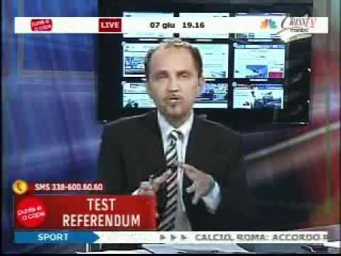 07/06/2011. LUCIO MALAN A "Classtv" INTERVIENE SUI REFERENDUM