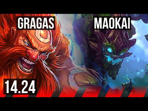 GRAGAS vs MAOKAI (TOP) | NA Grandmaster | 14.24