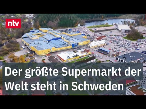 150.000 Produkte, 8.000 Einkaufswagen: Der größte Supermarkt der Welt steht in Schweden
